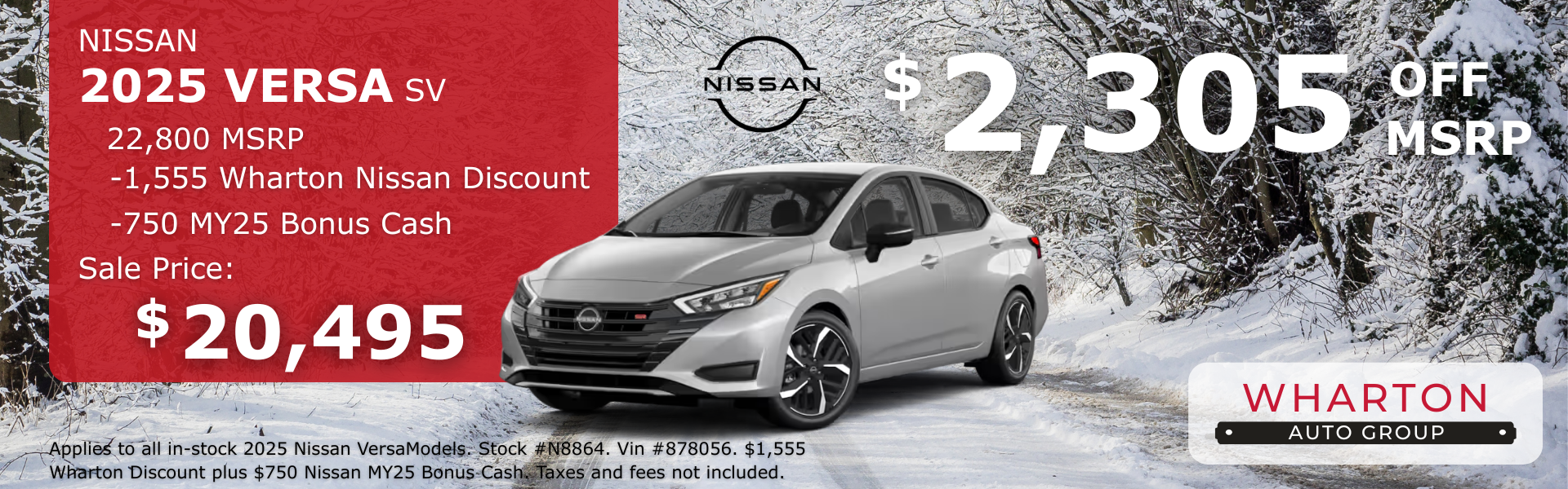 2025 Nissan Versa SV