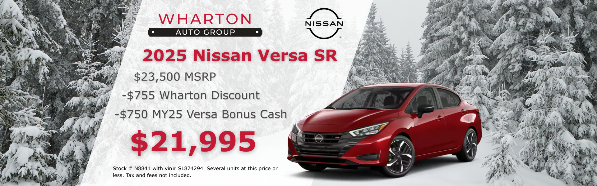2025 Nissan Versa SR
